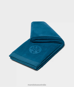Accessory Aquamarine Manduka eQua Hot Hand Yoga Towel Unisex PJDZT103