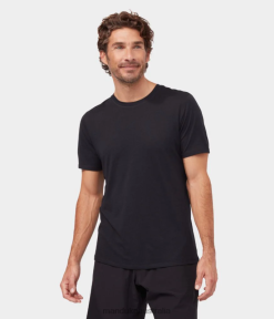 Clothing Black Manduka Refined Tee 2.0 Men PJDZT134