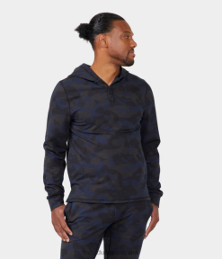 Clothing Camo Black Manduka Sweat to Street Hoodie Men PJDZT122